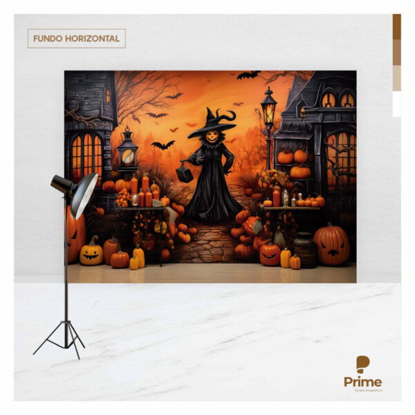 Fundo Fotográfico Halloween Espantalho Tecido 2,20m x 1,50m F1177 - Image 4