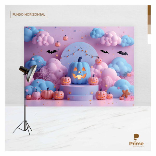 Fundo Fotográfico Halloween Cute Tecido 2,20m x 1,50m F1195 - Image 4