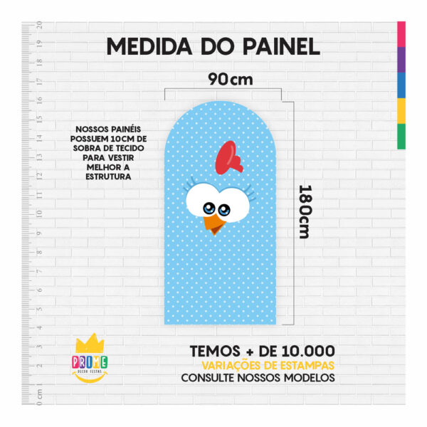 Painel De Festa Romano Decorativo Galinha Pintadinha - Image 5
