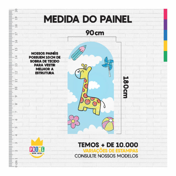 Painel De Festa Romano Decorativo Dia das Crianças - Image 4