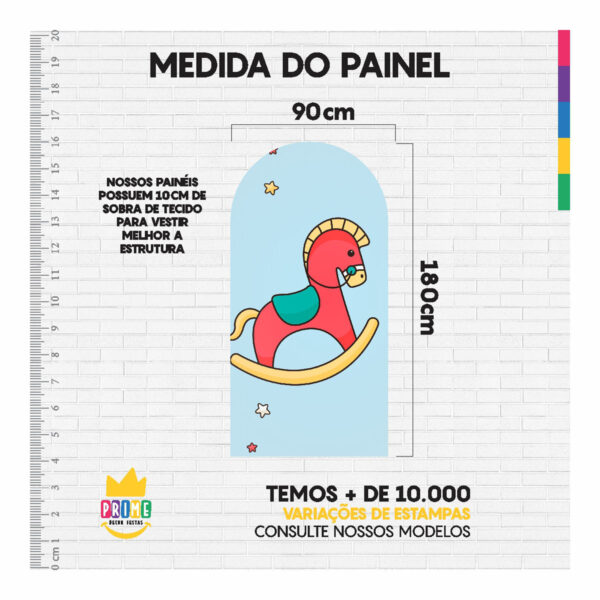 Painel De Festa Romano Decorativo Dia das Crianças - Image 5