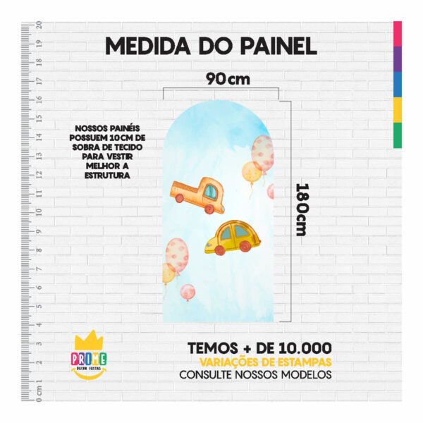 Painel De Festa Romano Decorativo Dia das Crianças - Image 5