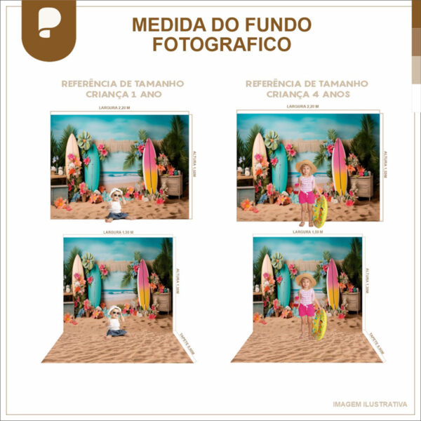Fundo Fotográfico Halloween Tecido 2,20m x 1,50m F1189 - Image 8