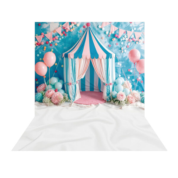 Fundo Fotográfico Circo Baby Tecido 2,20m x 1,50m F1217