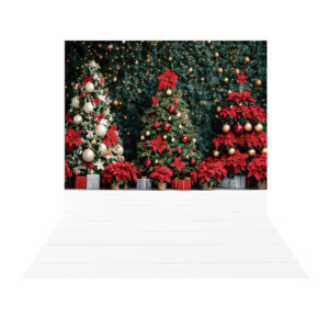 Fundo Fotográfico Natal Árvores Tecido 2,20m x 1,50m F1267