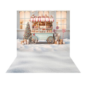 Fundo Fotográfico Natal Carinho Candy 2,20m x 1,50m F1258