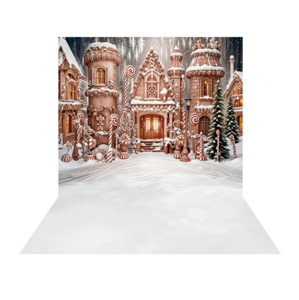 Fundo Fotográfico Natal Candy Tecido 2,20m x 1,50m F1257