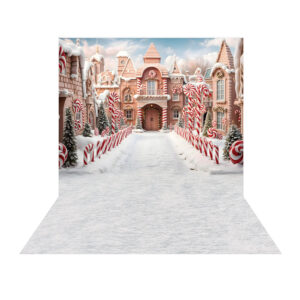 Fundo Fotográfico Natal Candy Tecido 2,20m x 1,50m F1251
