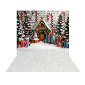 Fundo Fotográfico Natal Cute Tecido 2,20m x 1,50m F1249