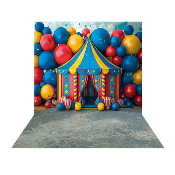Fundo Fotográfico Circo Tecido 2,20m x 1,50m F1205
