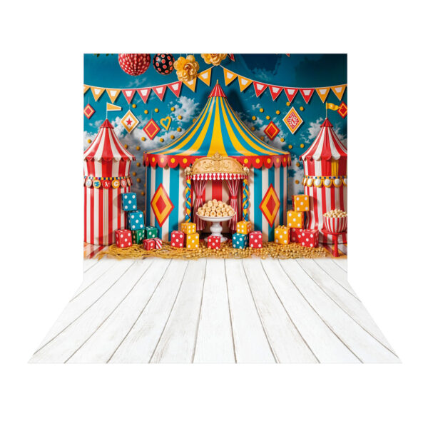 Fundo Fotográfico Circo Tecido 2,20m x 1,50m F1207