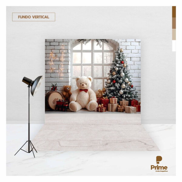 Fundo Fotográfico Natal Tecido 2,20m x 1,50m F1259 - Image 2