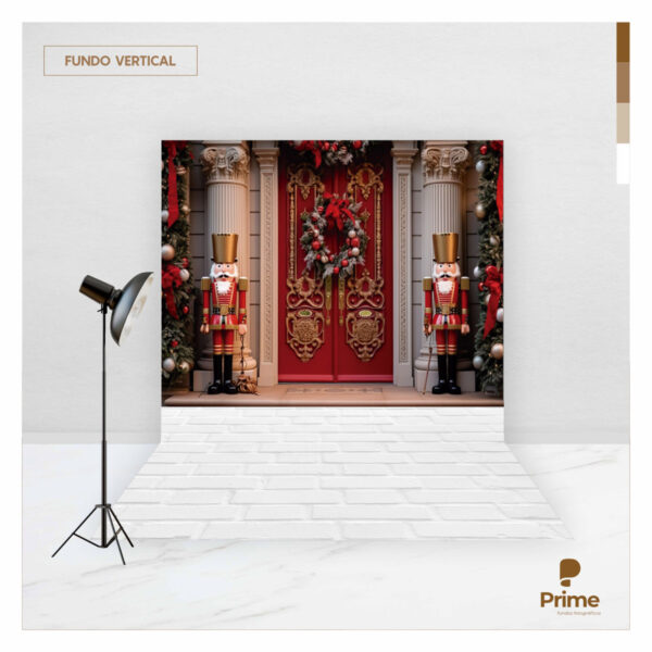 Fundo Fotográfico Natal Tecido 2,20m x 1,50m F1247 - Image 2
