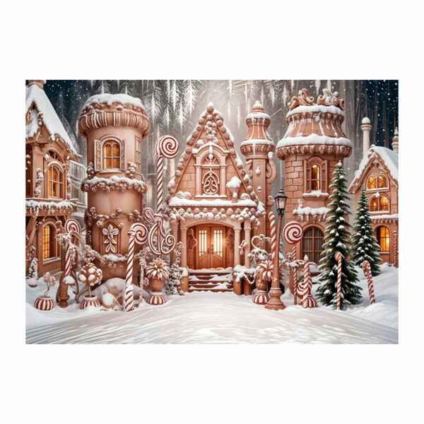 Fundo Fotográfico Natal Candy Tecido 2,20m x 1,50m F1257 - Image 3