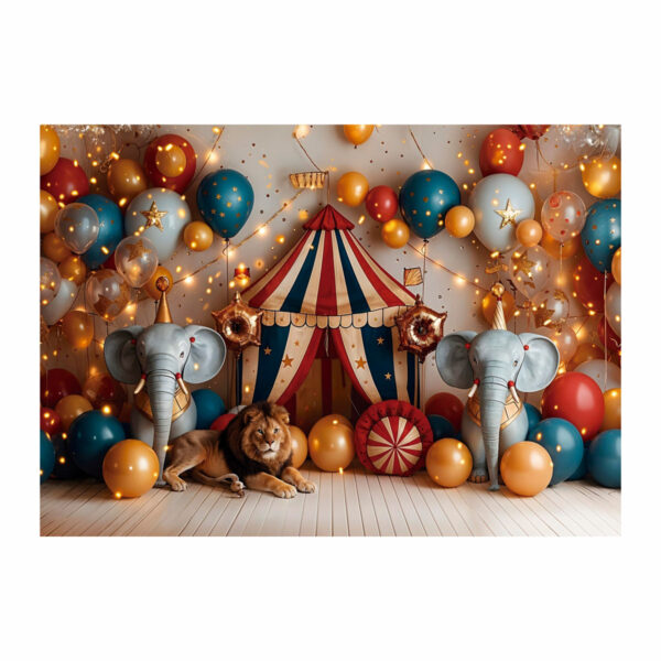Fundo Fotográfico Circo Baby Tecido 2,20m x 1,50m F1219 - Image 3