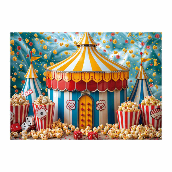Fundo Fotográfico Circo Pipoca Tecido 2,20m x 1,50m F1208 - Image 3