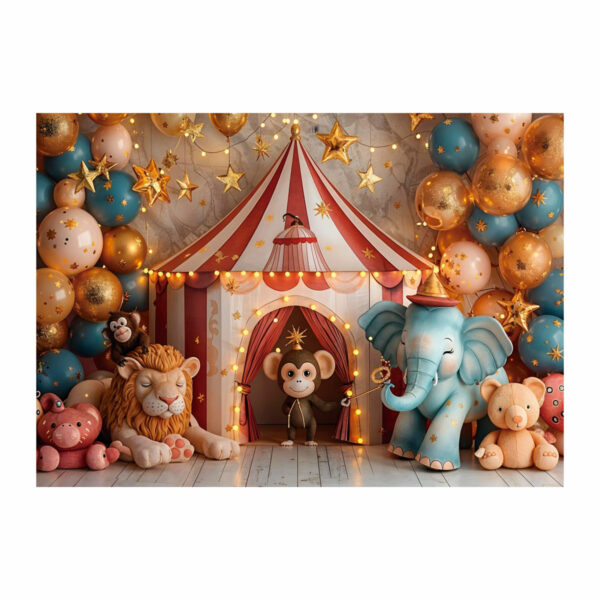 Fundo Fotográfico Circo Baby Tecido 2,20m x 1,50m F1212 - Image 3