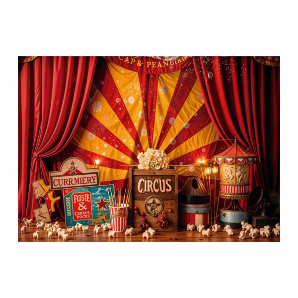 Fundo Fotográfico Circo Tecido 2,20m x 1,50m F1213 - Image 3