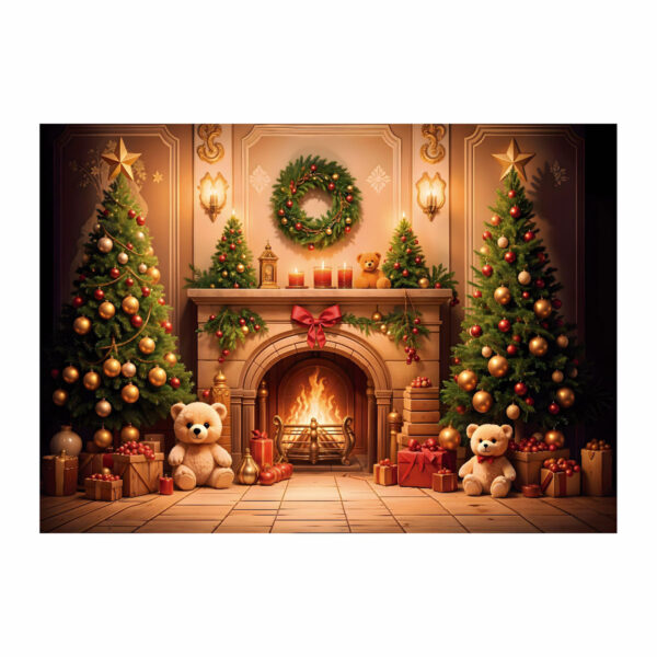 Fundo Fotográfico Natal Tecido 2,20m x 1,50m F1278 - Image 3