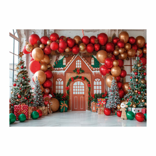 Fundo Fotográfico Natal Tecido 2,20m x 1,50m F1274 - Image 3