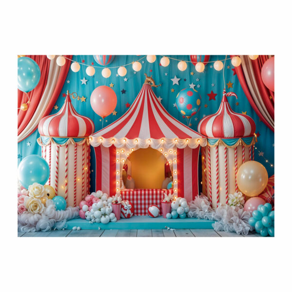Fundo Fotográfico Circo Tecido 2,20m x 1,50m F1218 - Image 3