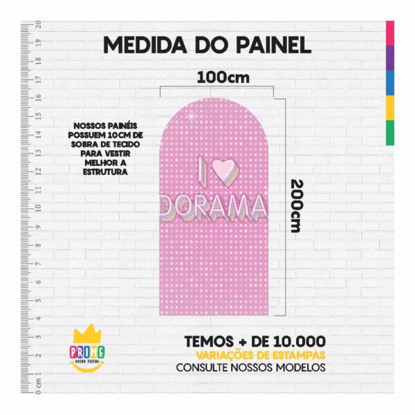 Painel De Festa Romano Decorativo DORAMA CLD741-1 - Image 4