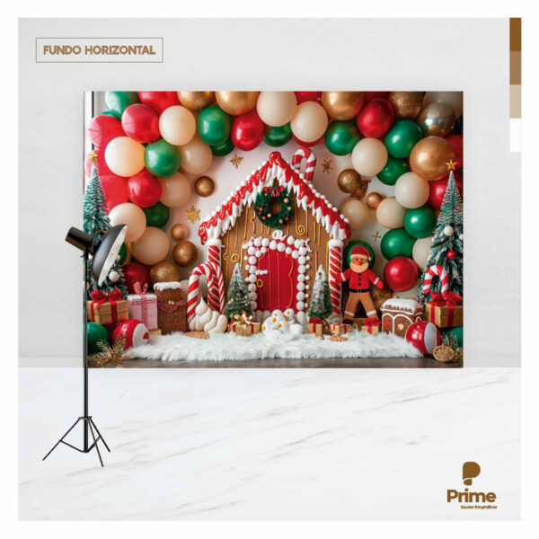 Fundo Fotográfico Natal Tecido 2,20m x 1,50m F1275 - Image 4