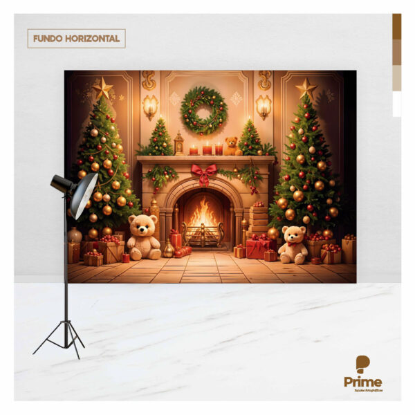 Fundo Fotográfico Natal Tecido 2,20m x 1,50m F1278 - Image 4