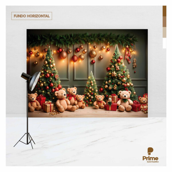 Fundo Fotográfico Natal Tecido 2,20m x 1,50m F1277 - Image 4