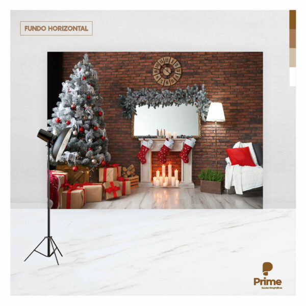 Fundo Fotográfico Natal Tecido 2,20m x 1,50m F1262 - Image 4