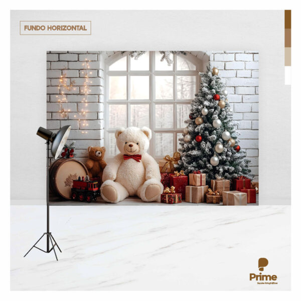 Fundo Fotográfico Natal Tecido 2,20m x 1,50m F1259 - Image 4