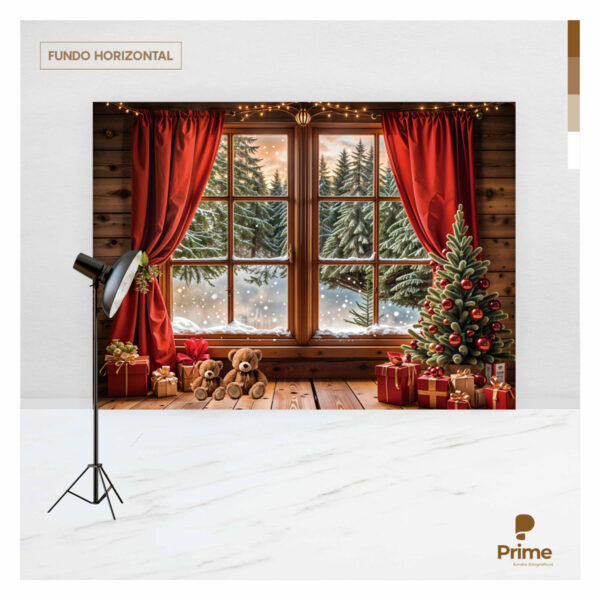 Fundo Fotográfico Natal Tecido 2,20m x 1,50m F1246 - Image 4