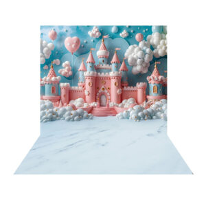 Fundo Fotográfico Castelo Princesa Tecido 2,20m x 1,50m F1314