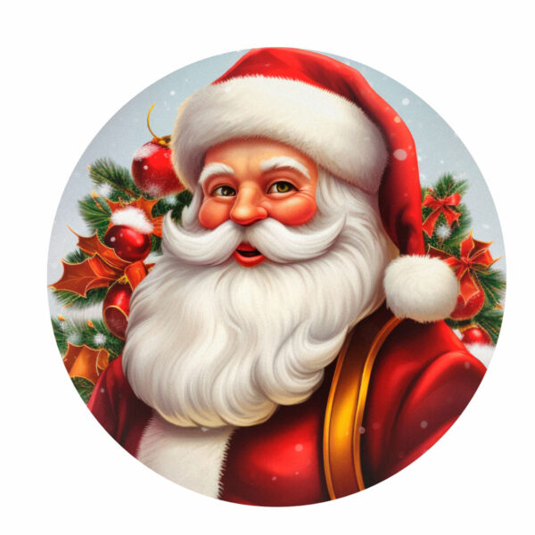 Painel Redondo Natal Decoração 3D Tecido 1,50m x 1,50m