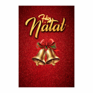 Painel de Festa Retangular Natal 3D 1,50m x 2,20 Casadinho