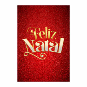 Painel de Festa Retangular Natal 3D 1,50m x 2,20 Casadinho