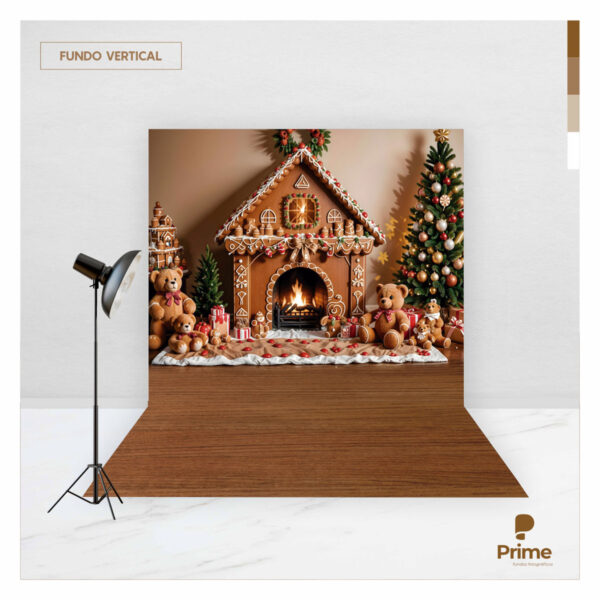 Fundo Fotográfico Natal Tecido 2,20m x 1,50m F1306 - Image 2