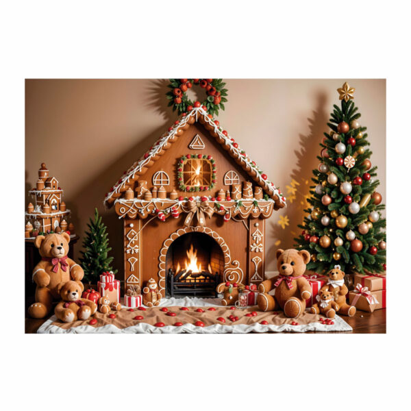 Fundo Fotográfico Natal Tecido 2,20m x 1,50m F1306 - Image 3