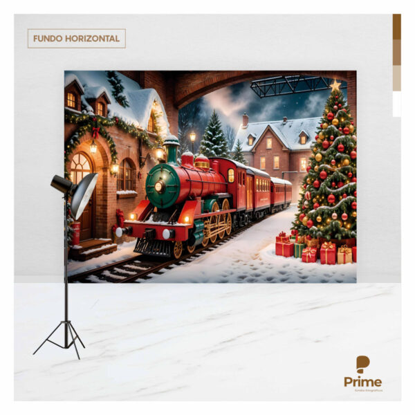 Fundo Fotográfico Natal Tecido 2,20m x 1,50m F1307 - Image 4