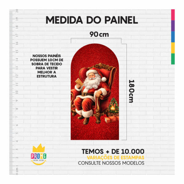 Painel De Festa Romano Decorativo Natal CLD746 - Image 5