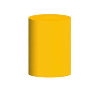 Capa para Cilindro Amarelo Ouro Individual em Tecido