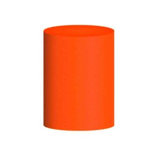 Capa para Cilindro Laranja Fluorescente Individual em Tecido