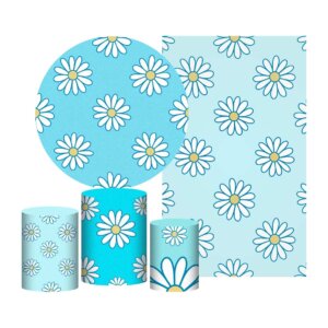 Kit Margarida Painel Redondo + Trio Capas + Retangular Tecido