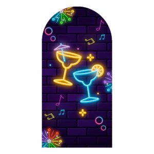 Painel De Festa Romano Decorativo Neon