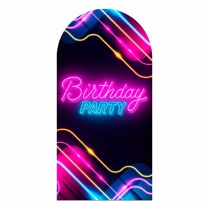 Painel De Festa Romano Decorativo Neon