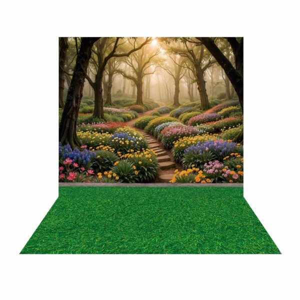 Fundo Fotográfico Floresta Tecido 2,20m x 1,50m F1345