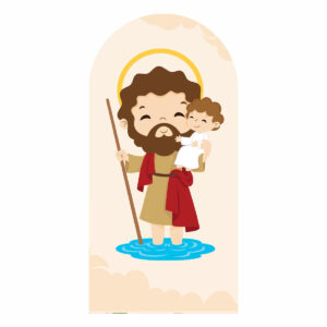 Painel De Festa Romano Decorativo São Cristóvão