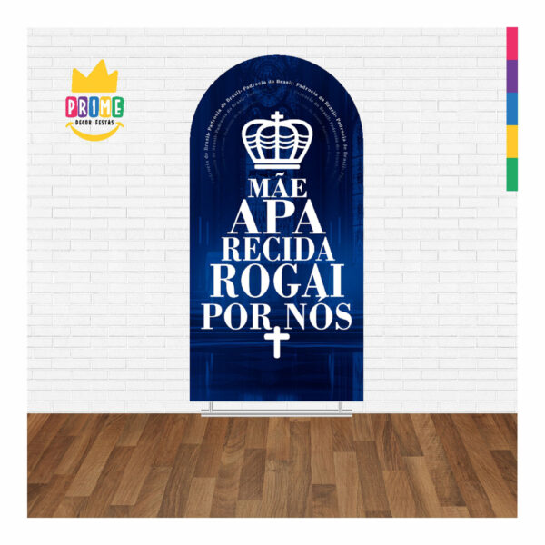 Painel De Festa Romano Decorativo Nossa Senhora Aparecida - Image 2