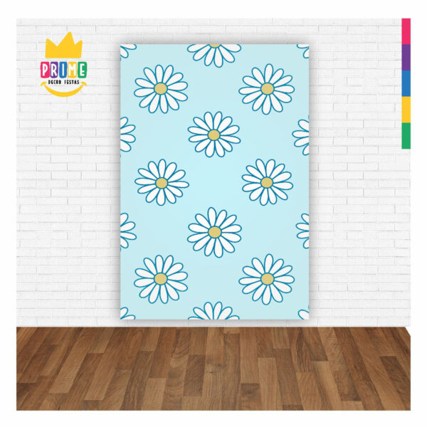 Painel de Festa Retangular Margarida 3D 1,50m x 2,20 Casadinho - Image 2