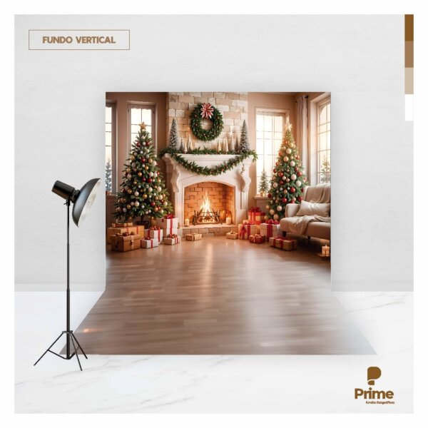 Fundo Fotográfico Natal Tecido 2,20m x 1,50m F1337 - Image 2